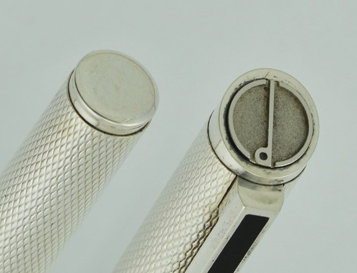 Dunhill Gemline Fountain Pen by Montblanc - Silver Plated